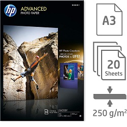 HP Advanced Photo Paper - fényes fotópapír